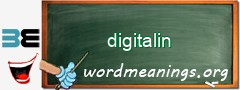 WordMeaning blackboard for digitalin